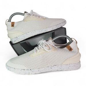 Saola‎ Mindo Vegan Friendly Knit Casual Sneaker Shoes Off White Women's 8.5
